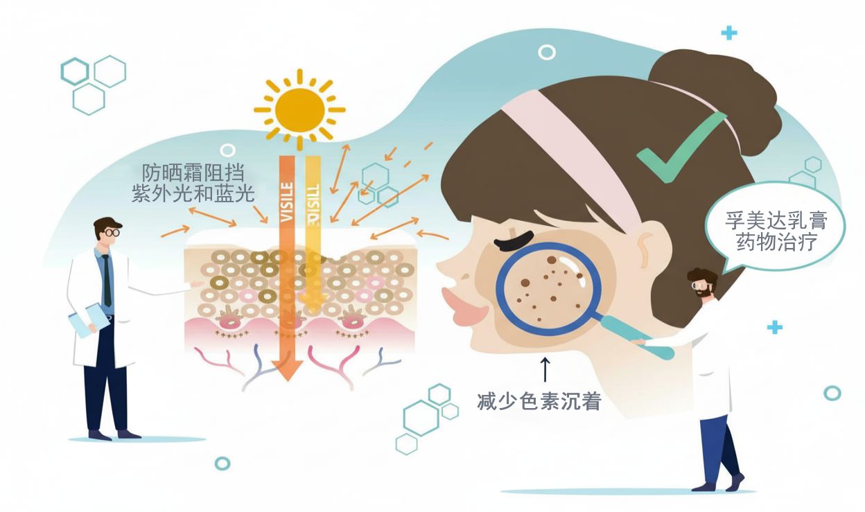 黄褐斑治疗期间用哪种防晒霜更好？